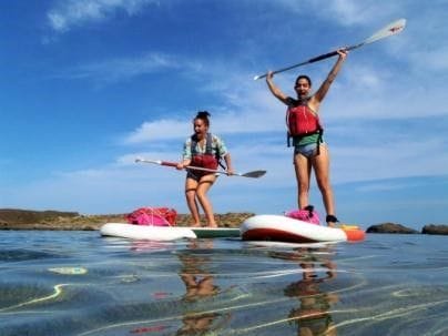 Stand up paddle en Menorca en kayak- Alquiler y excursiones